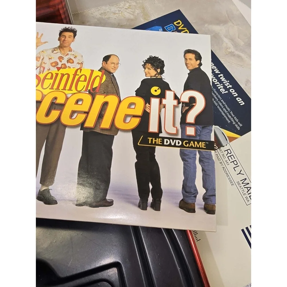 🎲 Seinfeld Scene It? Deluxe DVD Board Game Complete Set GUC Retro TV Trivia